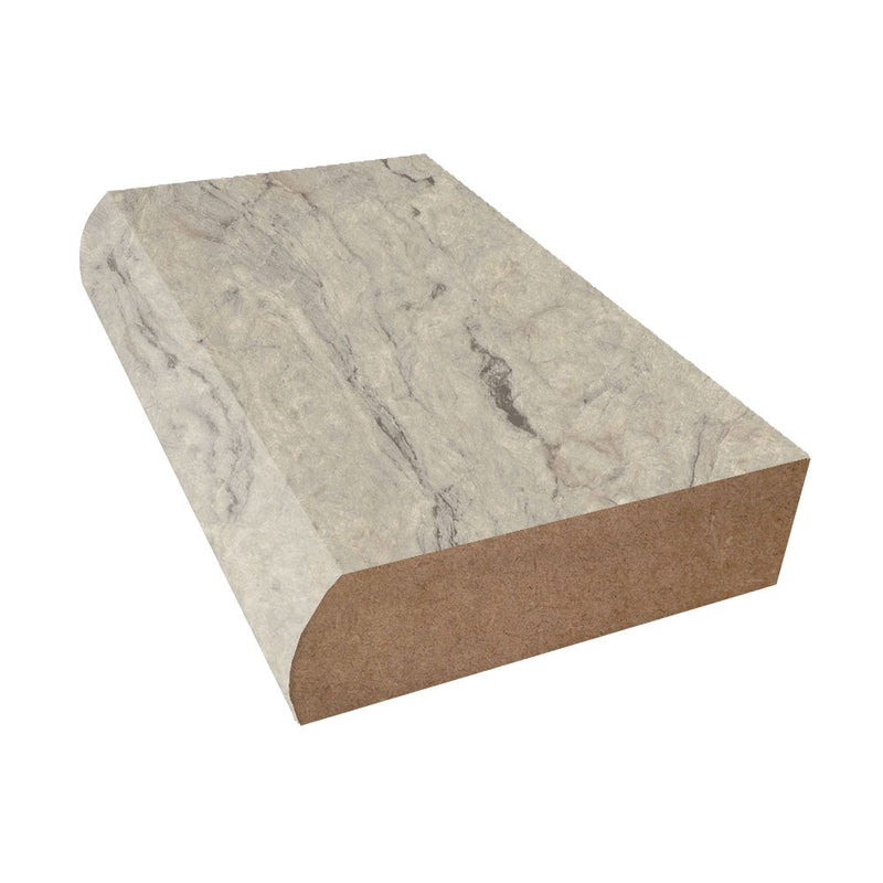 Silver Quartzite - 9497 - Formica Laminate Decorative Bullnose Edge