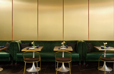 Brushed Aluminum Goldtone - M2212 - Formica DecoMetal Laminate