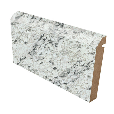 White Ice Granite - 9476 - Formica Laminate Bevel Edge Backsplash