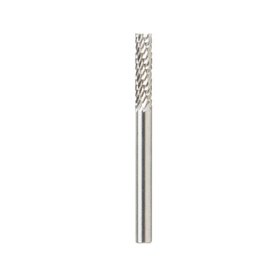 Amana Tool. SB Burrs Cylindrical with End Double Cut Burr Bit | 1⁄8 Dia x 9⁄16 x 1⁄8 Shank | BURS-080 