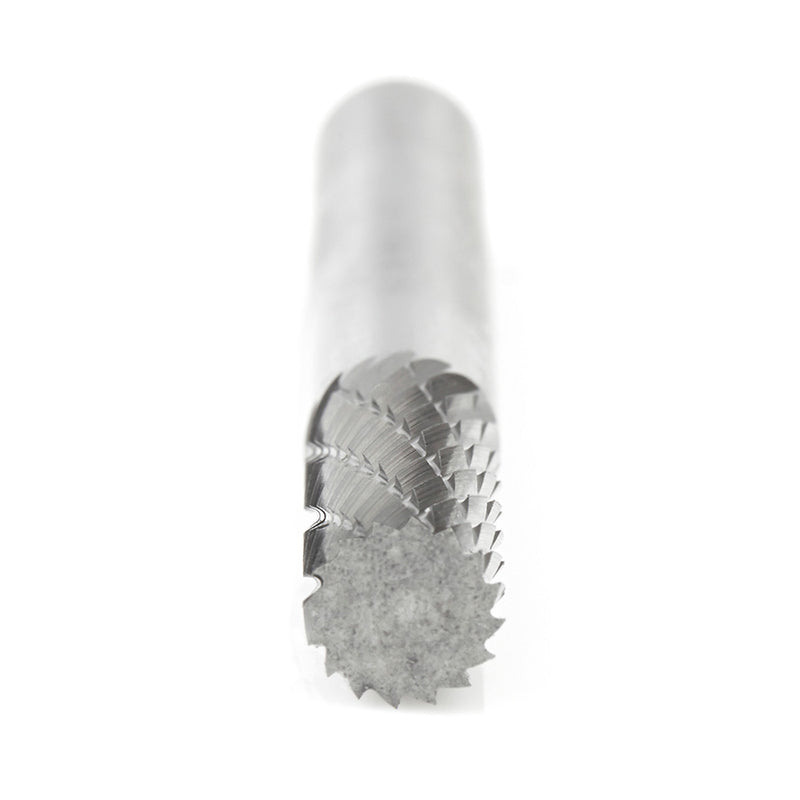 Amana Tool. SA Cylindrical No End Double Cut Burr Bit | 1⁄4 Dia x 5⁄8 x 1⁄4 Shank | BURS-100 