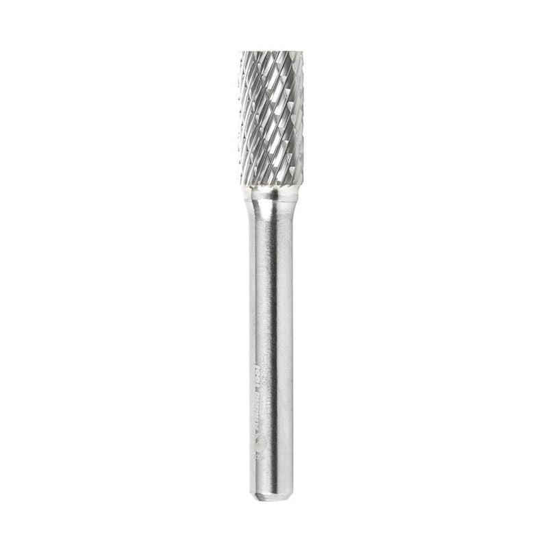 Amana Tool. SA Cylindrical No End Double Cut Burr Bit | 3⁄8 Dia x 3⁄4 x 1⁄4 Shank | BURS-102 