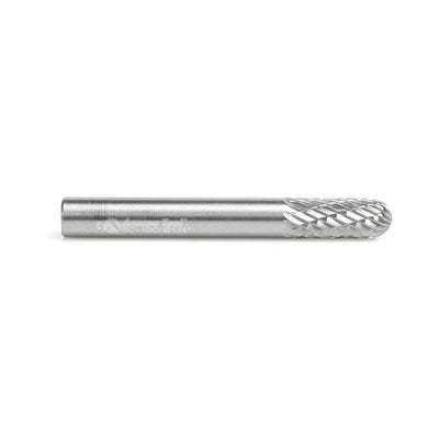 Amana Tool. SC Burrs Radius Cylinder Double Cut Burr Bit | 1⁄4 Dia x 5⁄8 x 1⁄4 Shank | BURS-120 