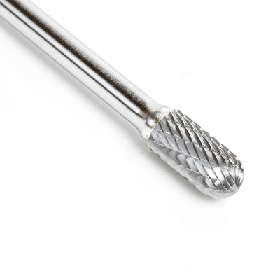 Amana Tool. SC Burrs Radius Cylinder Double Cut Burr Bit | 3⁄8 Dia x 3⁄4 x 1⁄4 Shank | BURS-123 