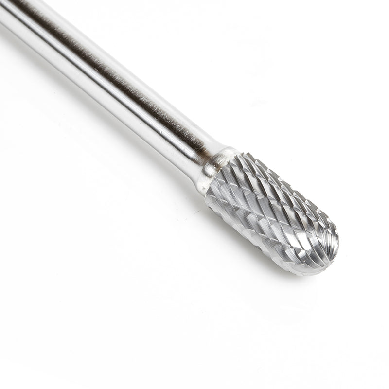 Amana Tool. SC Burrs Radius Cylinder Double Cut Burr Bit | 3⁄8 Dia x 3⁄4 x 1⁄4 Shank | BURS-123 