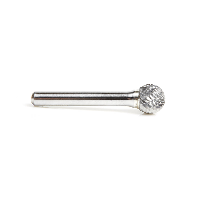 Amana Tool. SD Burrs Ball Double Cut Burr Bit | 1⁄2 Dia x 7⁄16 x 1⁄4 Shank | BURS-158 