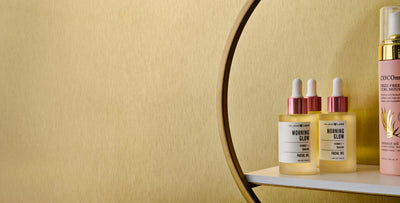 Brushed Aluminum Goldtone - M2212 - Formica DecoMetal Laminate