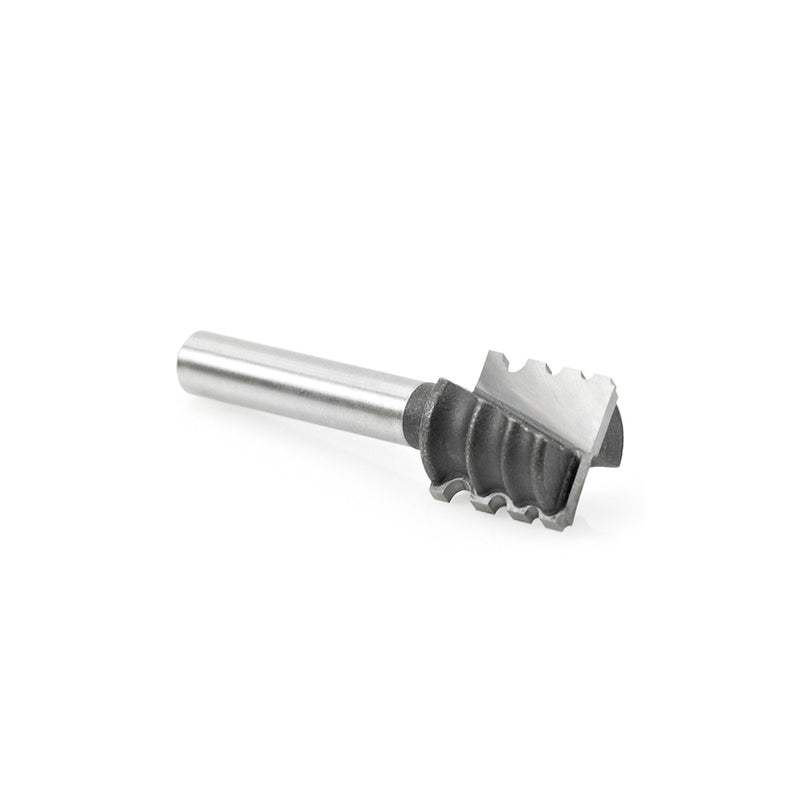 Amana Tool. Miniature Molding Router Bit | 1⁄32 x 3⁄64 x 5⁄64 Radius x 19⁄32 Dia x 19⁄32 x 1⁄4" Shank | MM4110