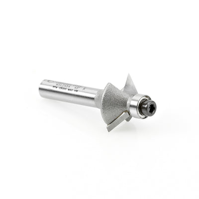 Amana Tool. Miniature Chamfer Router Bit | 45 Degree x 25⁄32 Dia x 1⁄4 x 1⁄4" Shank | MSL2454 