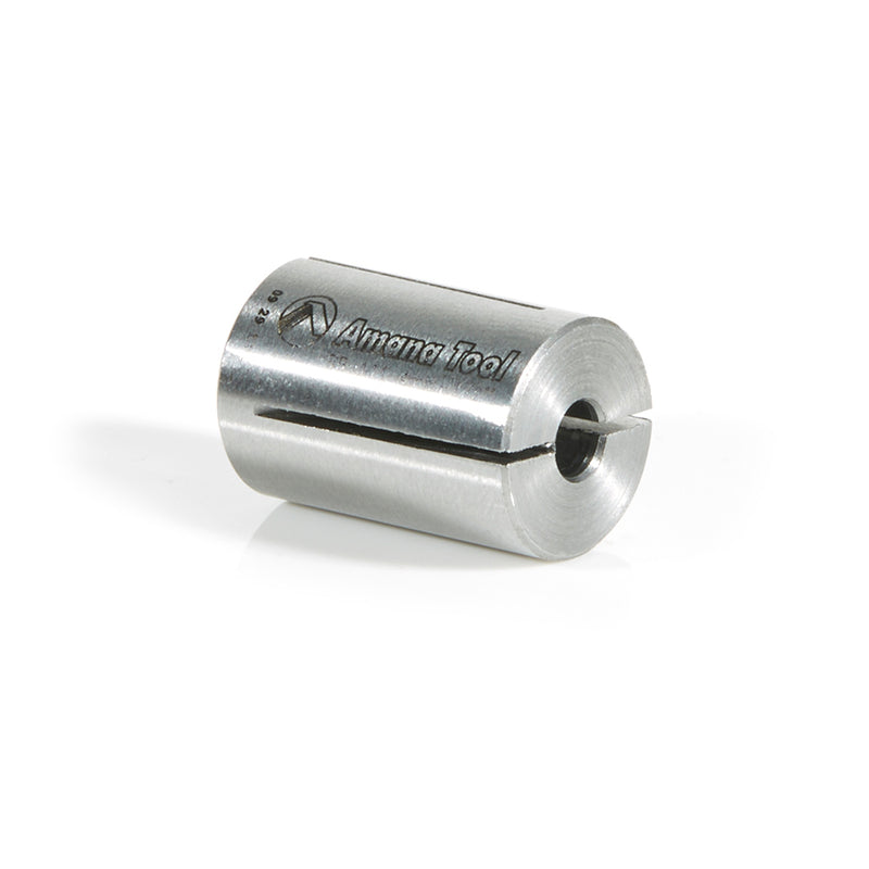 Amana Tool. High Precision Router Collet Reducer | 1⁄2 Overall Dia x 4mm Inner Dia x 3⁄4" Long | RB-111 