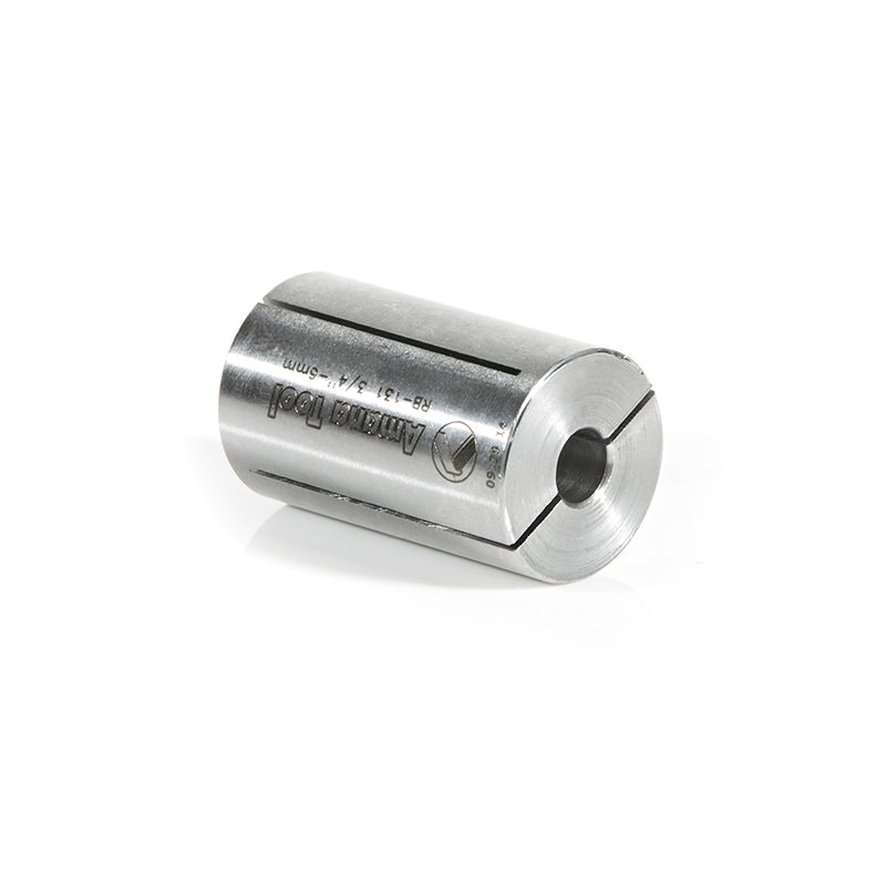 Amana Tool. High Precision Router Collet Reducer | 3⁄4 Overall Dia x 6mm Inner Dia x 1 1⁄4" Long | RB-131 