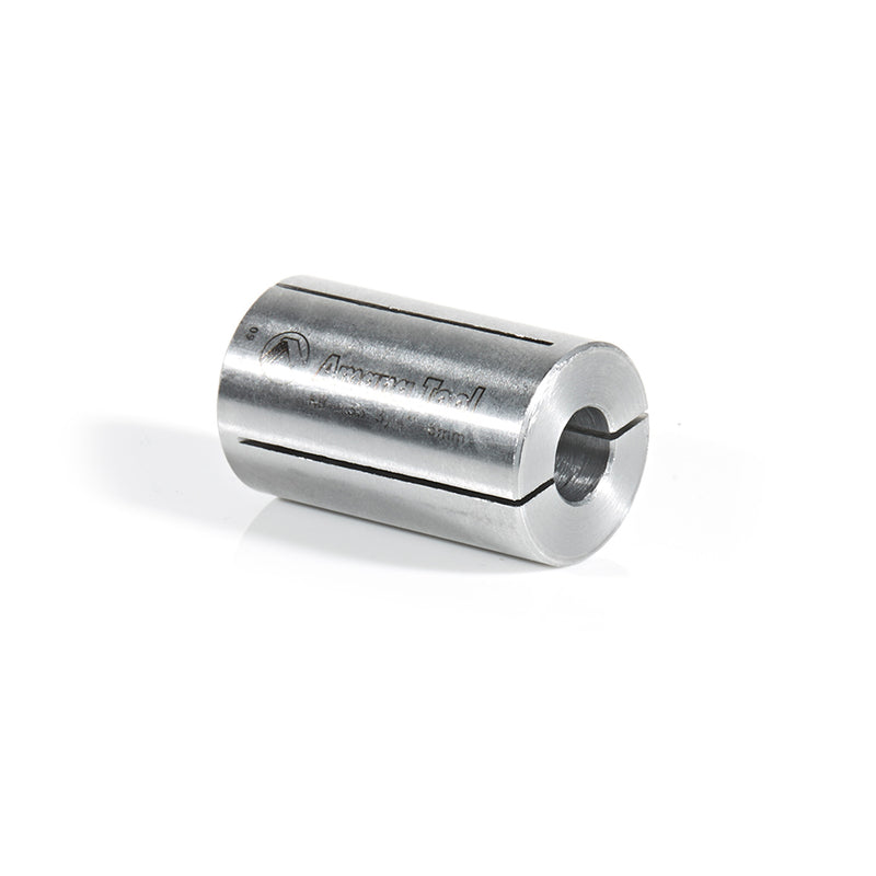 Amana Tool. High Precision Router Collet Reducer | 3⁄4 Overall Dia x 8mm Inner Dia x 1 1⁄4" Long | RB-135 