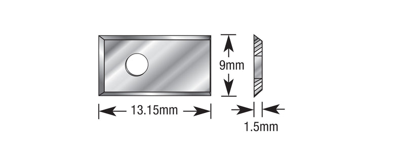 Amana Tool. Replacement Knives | 13.25mm x 9mm x 1.5mm for RC-49300 | RCK-264 