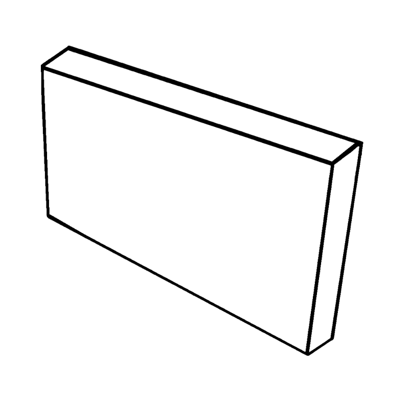 Outline - Square Edge backsplash
