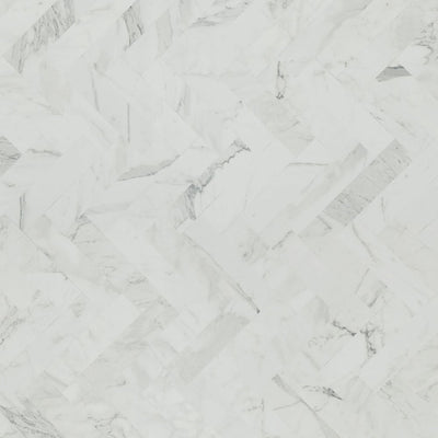 White Marble Herringbone - 9310 - Formica Laminate Sheets