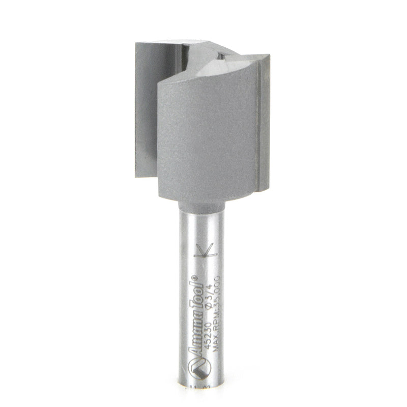 Amana Tool. Carbide Tipped Straight Plunge Router Bit | 2 Flute | 45230