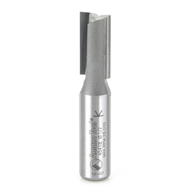 Amana Tool. Carbide Tipped Straight Plunge Router Bit | 2 Flute | 45418