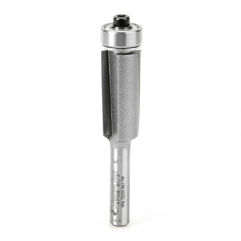 Amana Tool. Carbide Tipped Dynabit Laminate Flush Trim Down-Shear Router Bit 