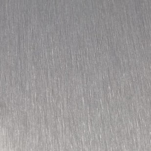 Brite Brushed Natural Aluminum - 6256 - Wilsonart DecoMetal Solid Metal Sheets 