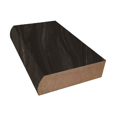 Black Painted Marble - 5015 - Formica 180fx Laminate Decorative Bullnose Edge