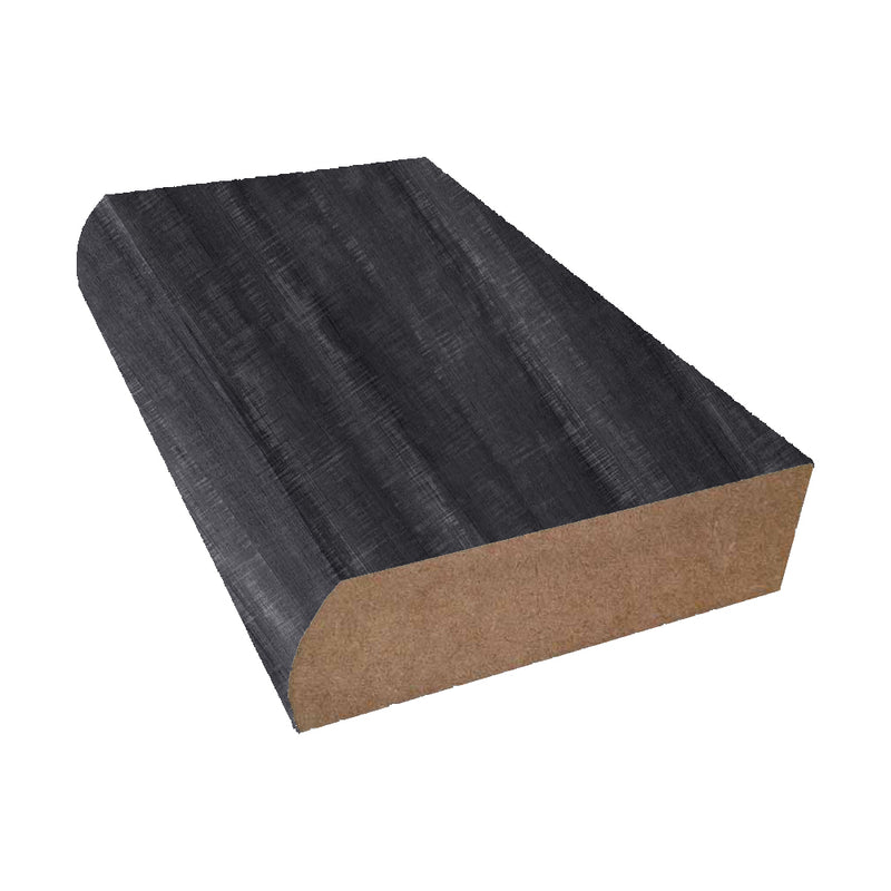 Ebony Char - 8205 - Wilsonart Laminate Decorative Bullnose Edge