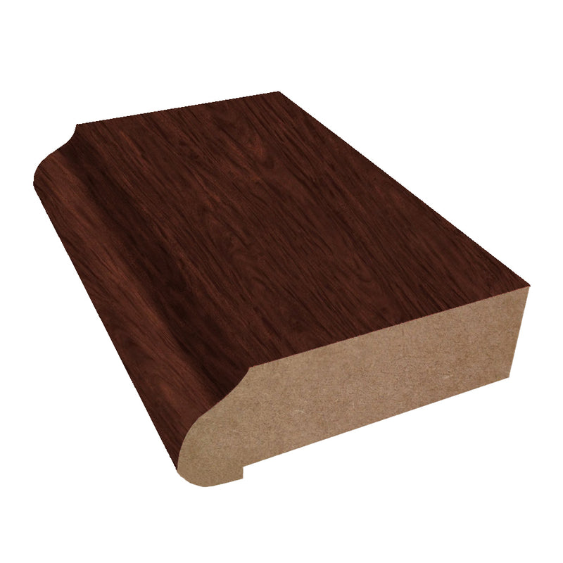 Figured Mahogany - 7040 - Wilsonart Laminate Decorative Ogee Edge