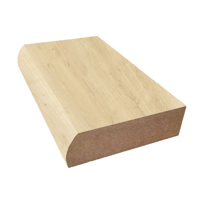 Planked Raw Oak - 7412 - Formica Laminate Decorative Bullnose Edge