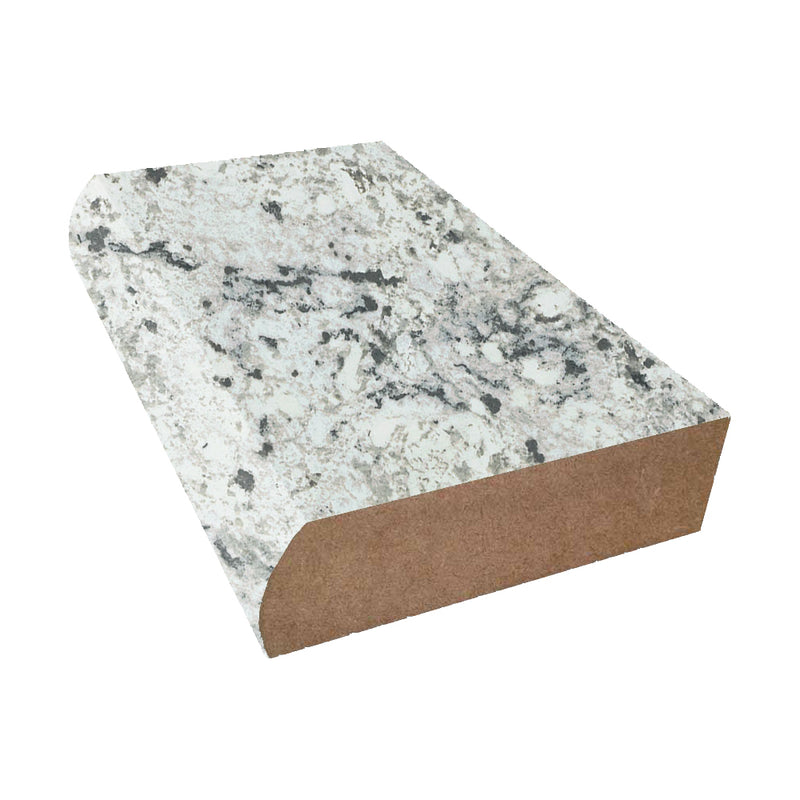 White Ice Granite - 9476 - Formica Laminate Decorative Bullnose Edge