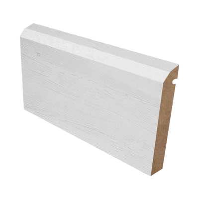 White Painted Wood - 8902 - Formica Laminate Bevel Edge Backsplash
