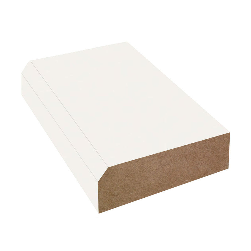 Classic White - 9244 - Formica Laminate Decorative Bevel Edge