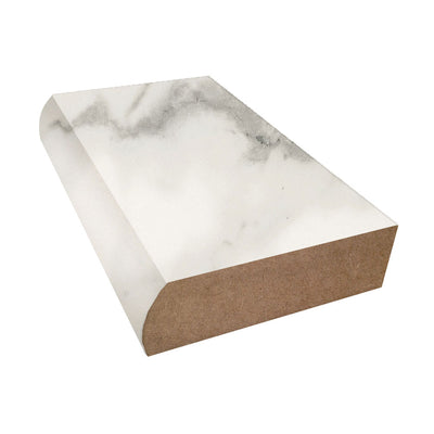 Calacatta Marble - 3460 - Formica 180fx Laminate Decorative Bullnose Edge