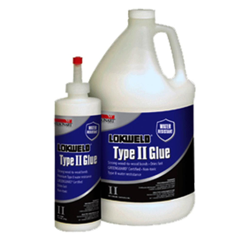 1 Gallon of Lokweld Type II  Glue - Moisture Resistant Wood Glue
