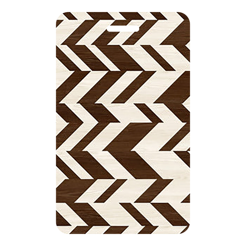 Coffee Modern Chevron - Y0594 - Wilsonart Virtual Design Library Laminate Sample